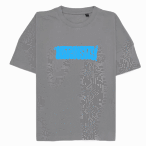 Camiseta Algodón Oversize Gris